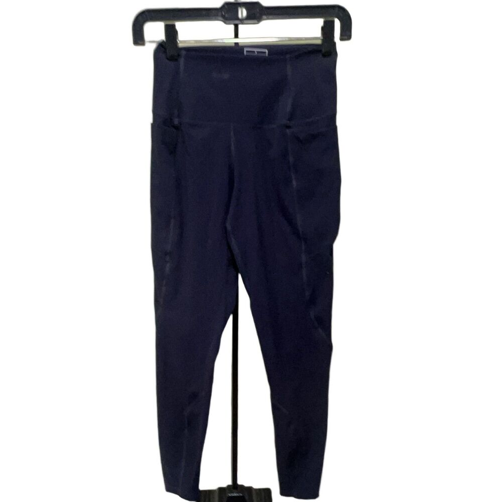 LNDR Women's Blue Leggings Size S Gym Yoga Running Pockets Skinny Athleisure